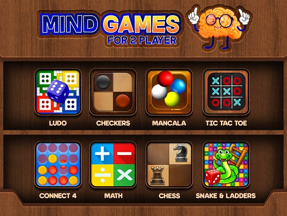 Télécharger Mind Games for 2 Player pour Android gratuit.